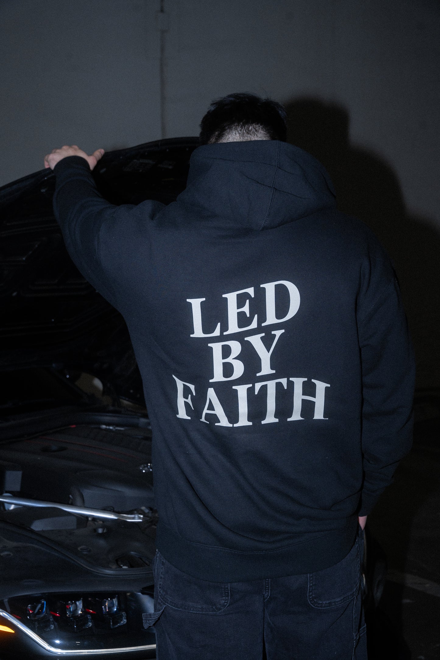Led by faith (Hoodie)