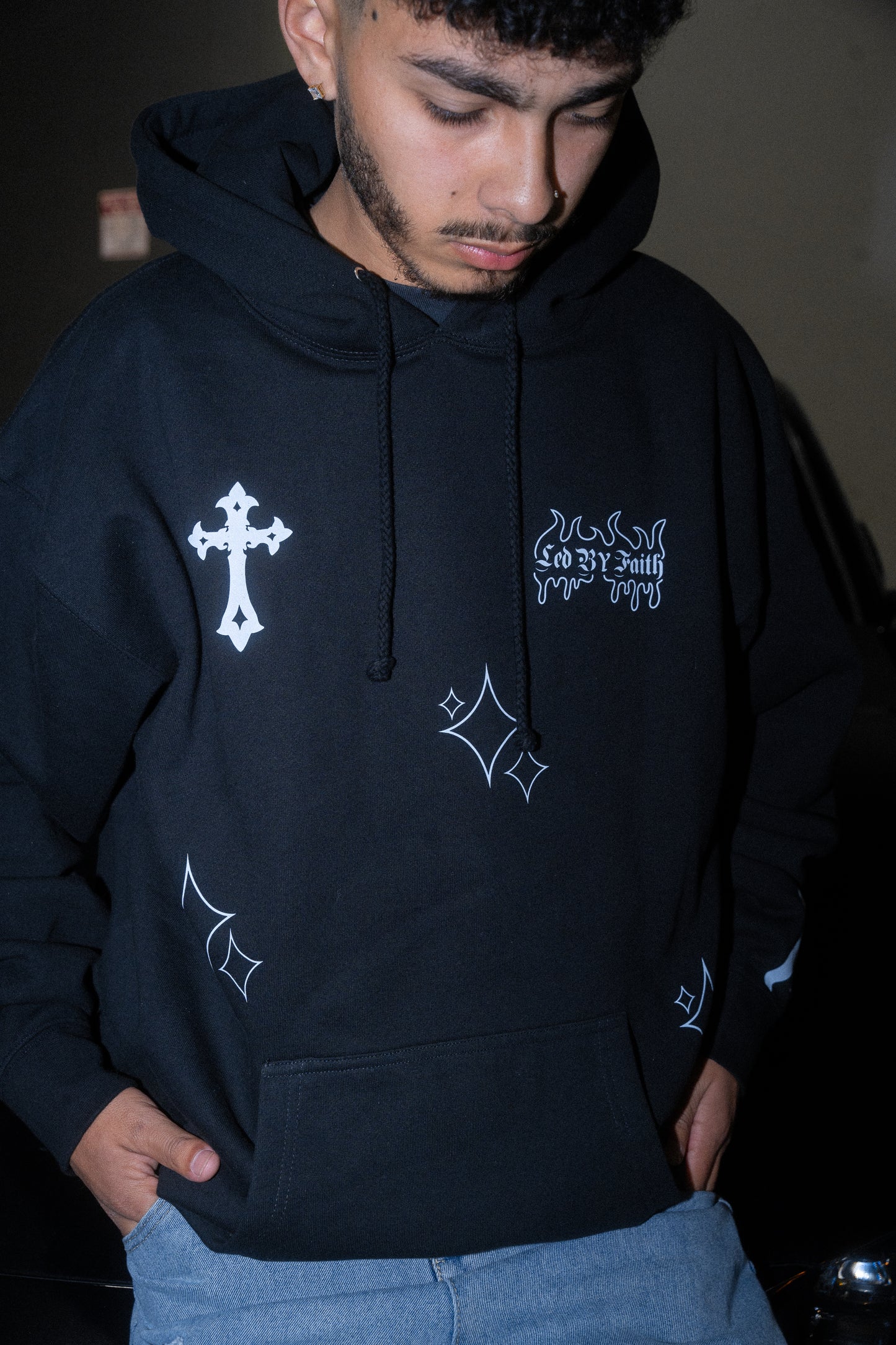 led by faith Heaven Above (Hoodie)